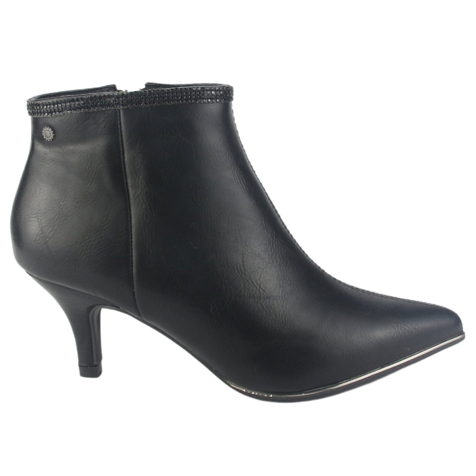 Botin Chalada Mujer Plos-66 Negro Casual Botines Taco Chalada 