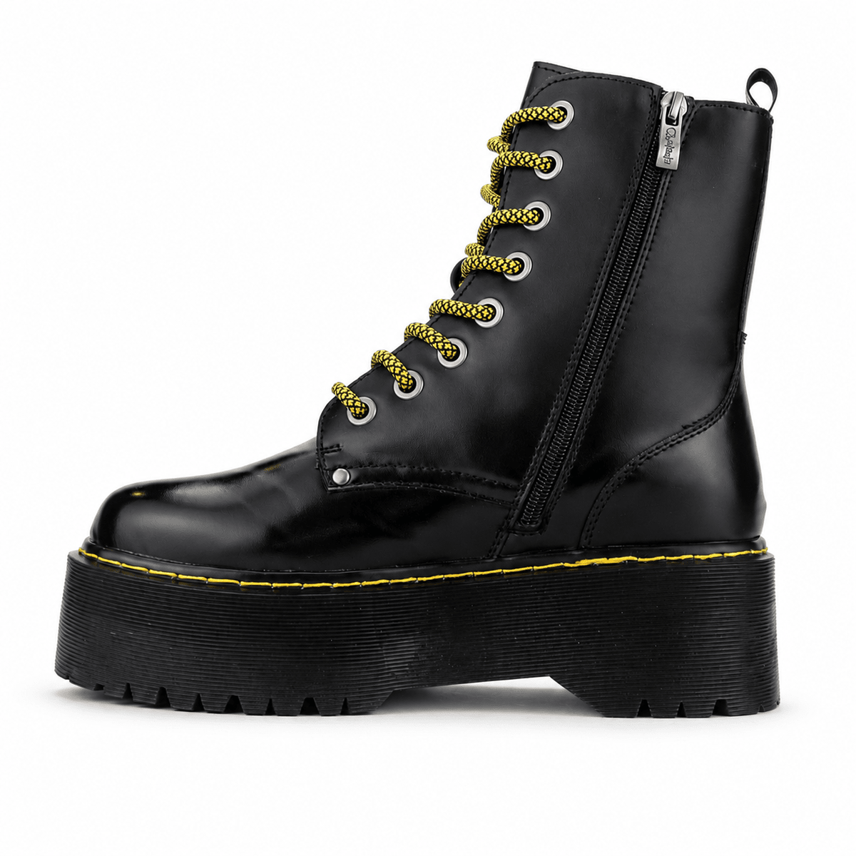 Botin Chalada Mujer Poolh-11 Negro Moda Botines Plataforma Chalada 