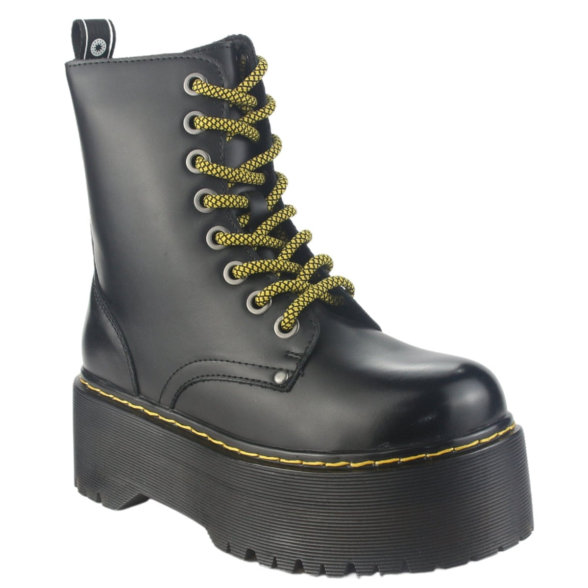 Botin Chalada Mujer Poolh-11 Negro Moda Botines Plataforma Chalada 