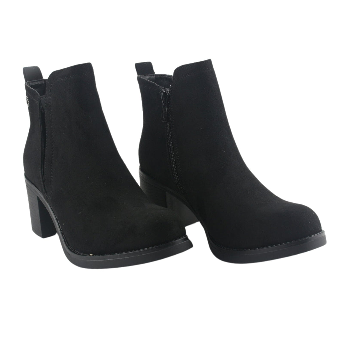 Botin Chalada Mujer Prata-1 Negro Moda Botines Chalada 