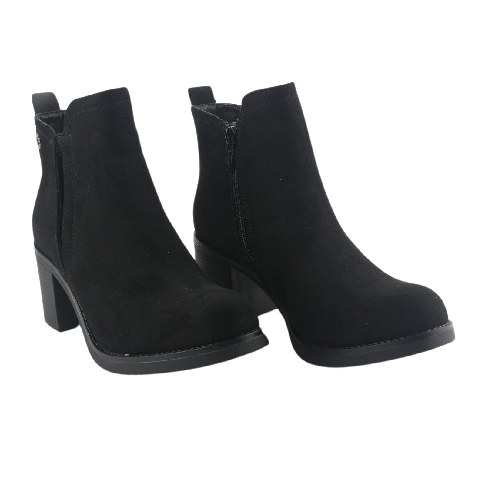 Botin Chalada Mujer Prata-1 Negro Moda Botines Chalada 