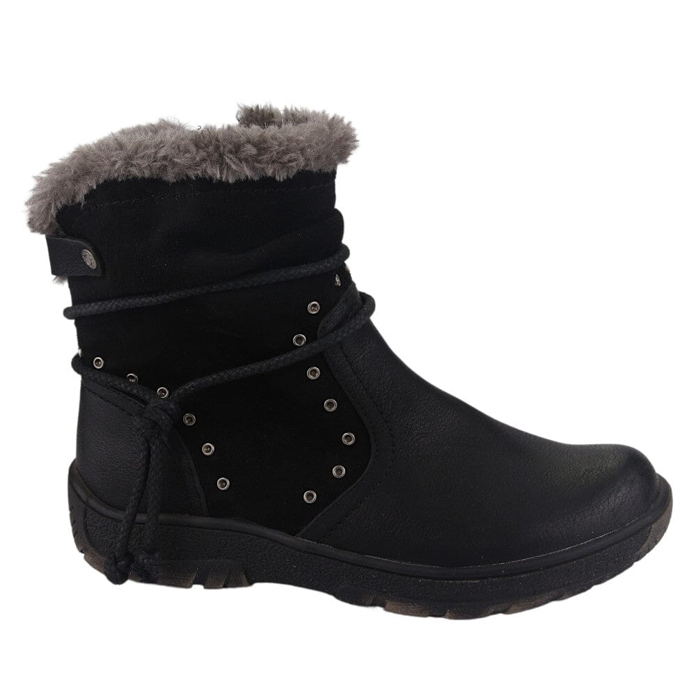 Botin Chalada Mujer Qual-1 Negro Comfort Botines Chalada 
