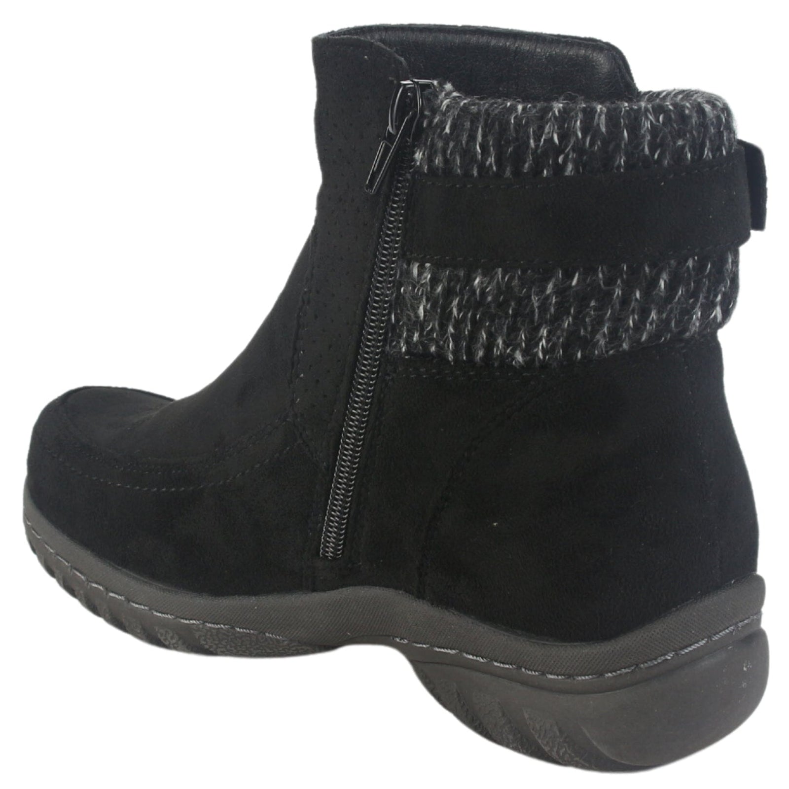Botin Chalada Mujer Qual-5 Negro Casual Botines Taco Chalada 