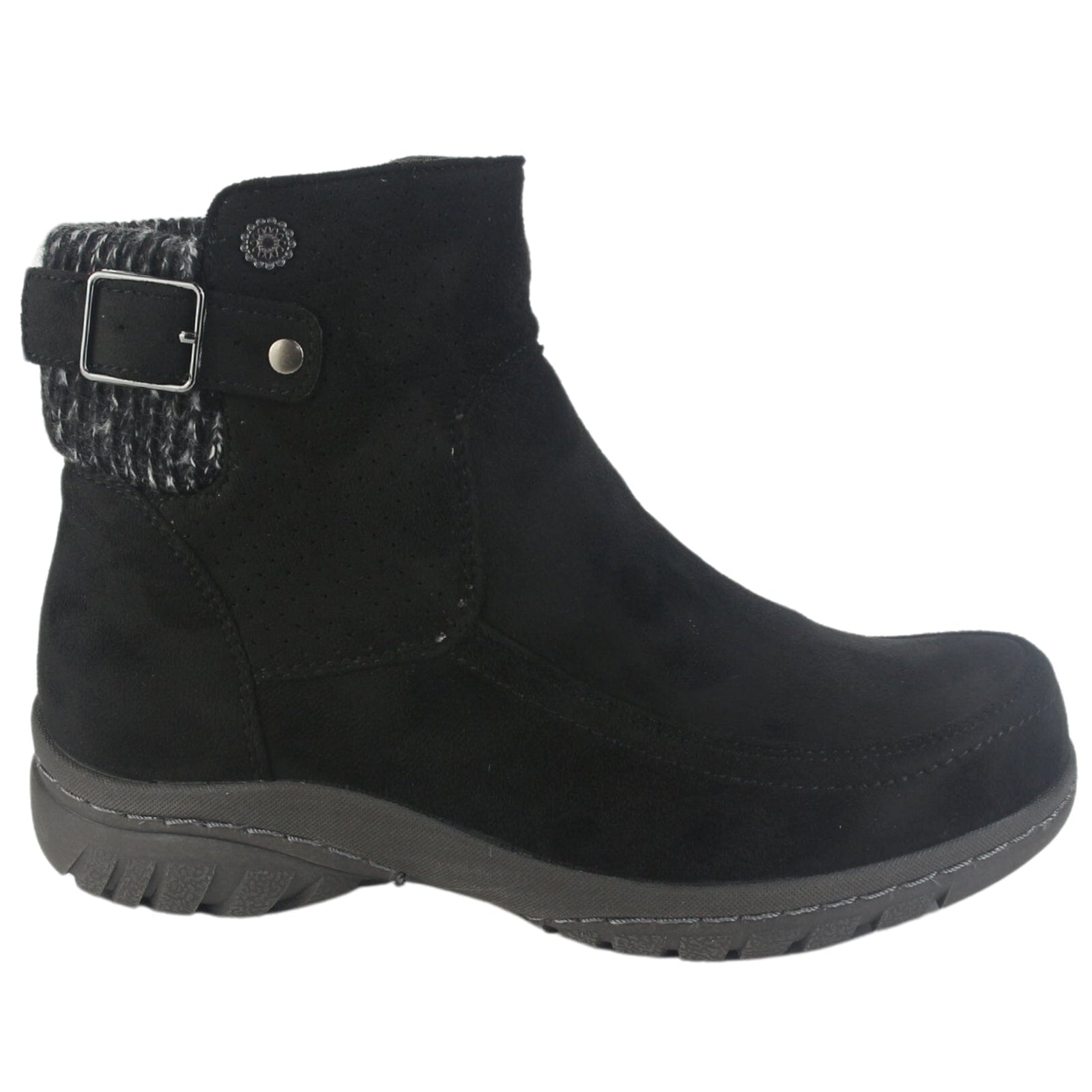 Botin Chalada Mujer Qual-5 Negro Casual Botines Taco Chalada 