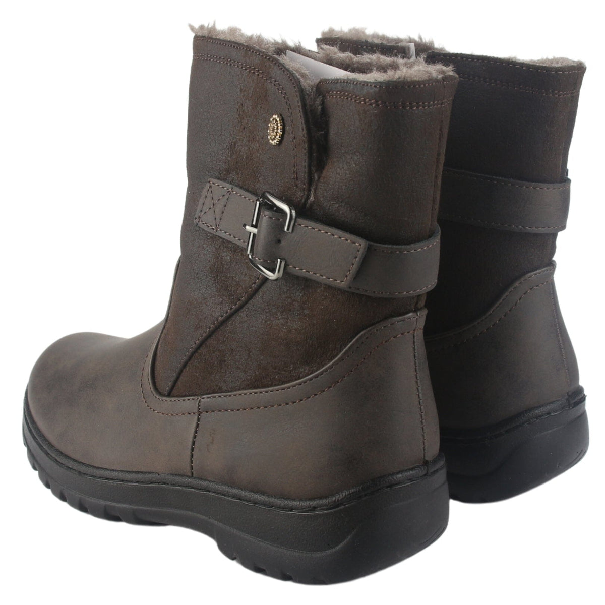 Botin Chalada Mujer Qual-7 Café Casual Botines Taco Chalada 