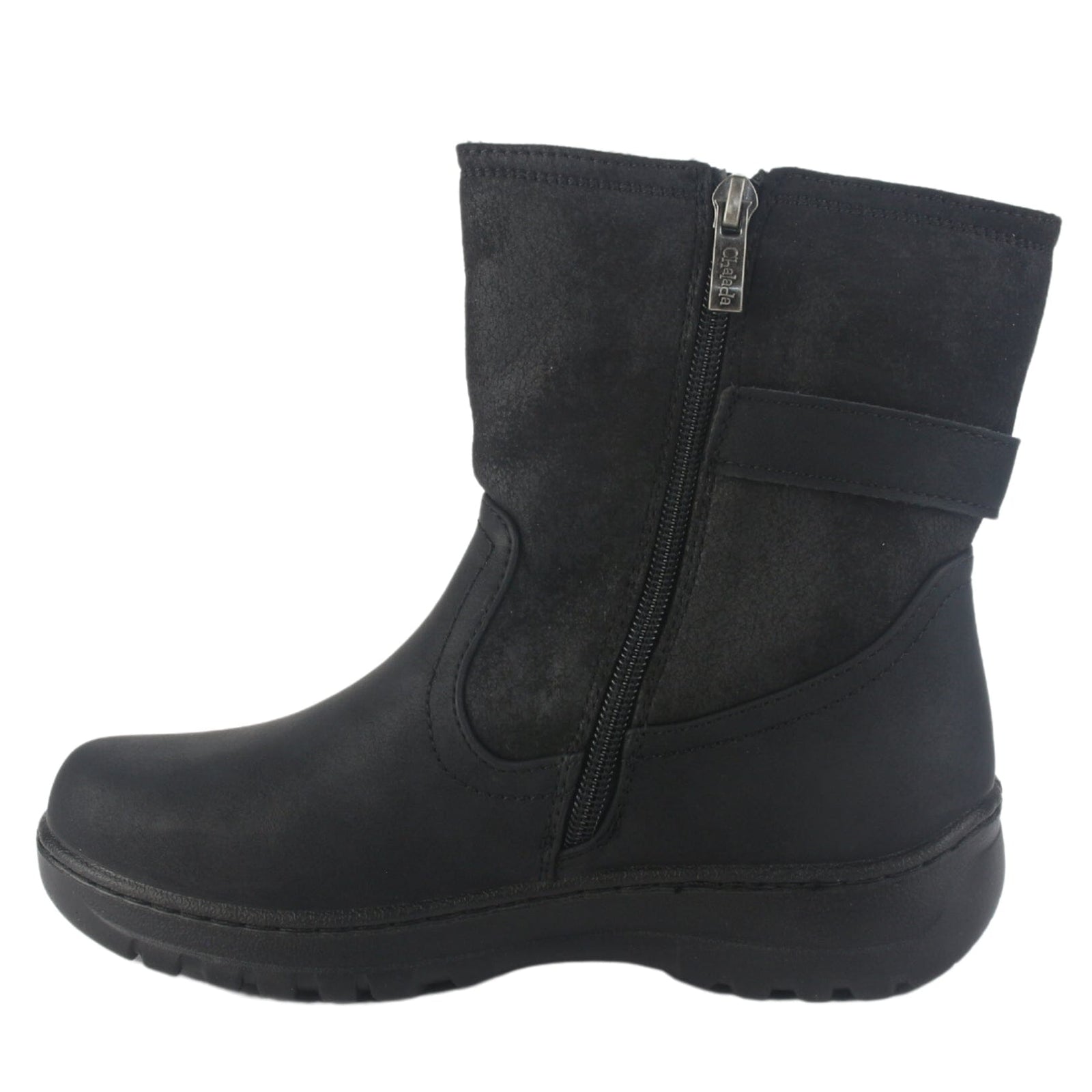 Botin Chalada Mujer Qual-7 Negro Casual Botines Taco Chalada 