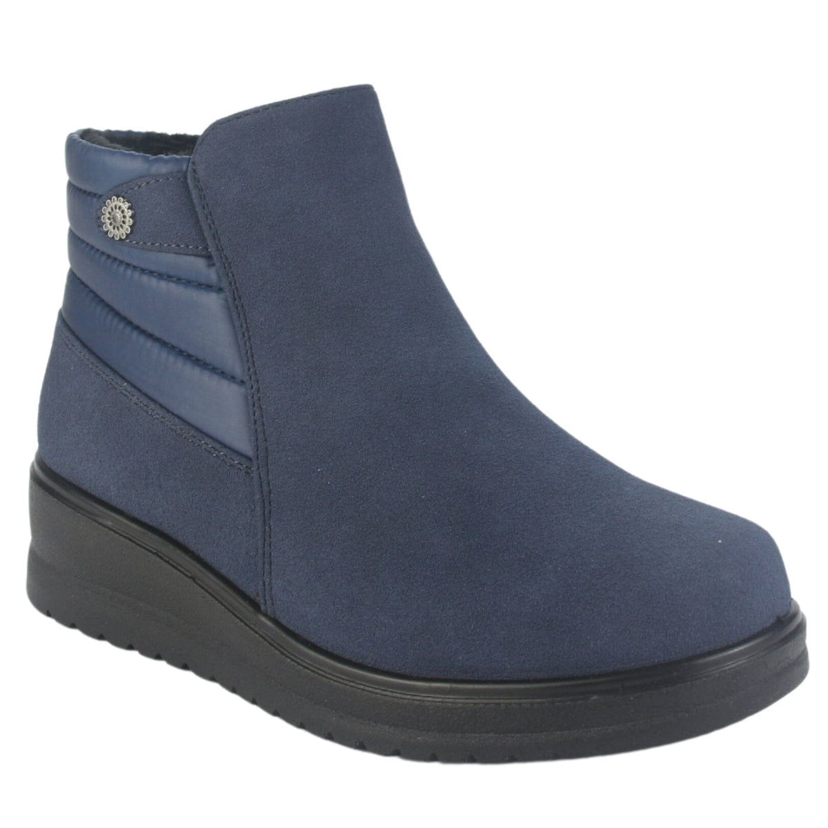 Botin Chalada Mujer Rayo-2 Azul Casual Botines Plataforma Chalada 