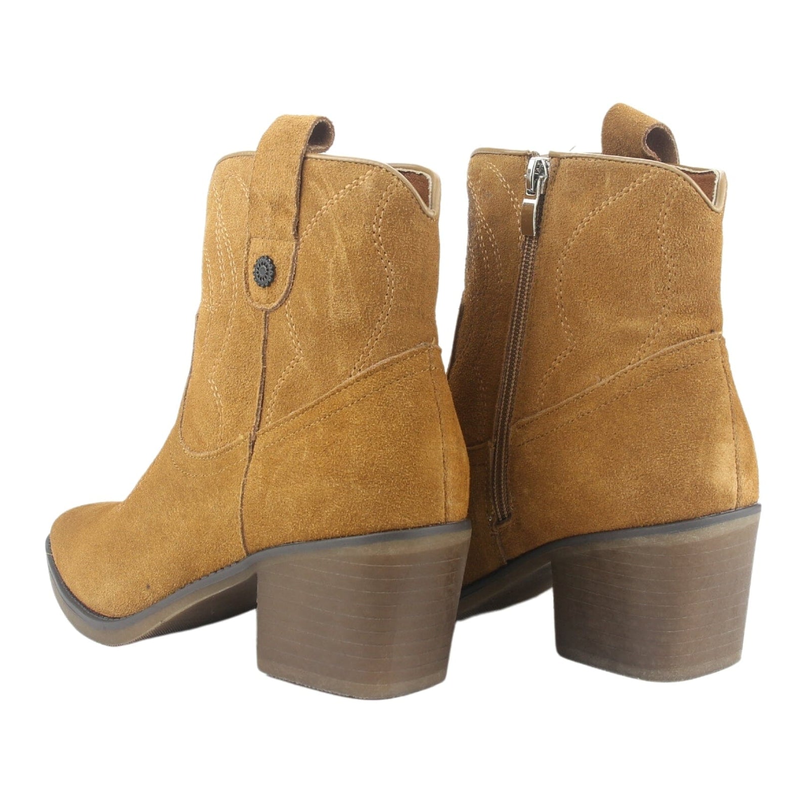 Botin Chalada Mujer Reno-2 Café Casual Botines Taco Chalada 