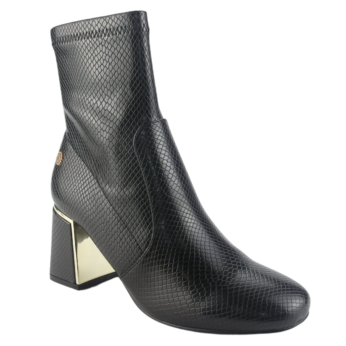 Botin Chalada Mujer Rupia-21 Negro Casual Botines Taco Chalada 