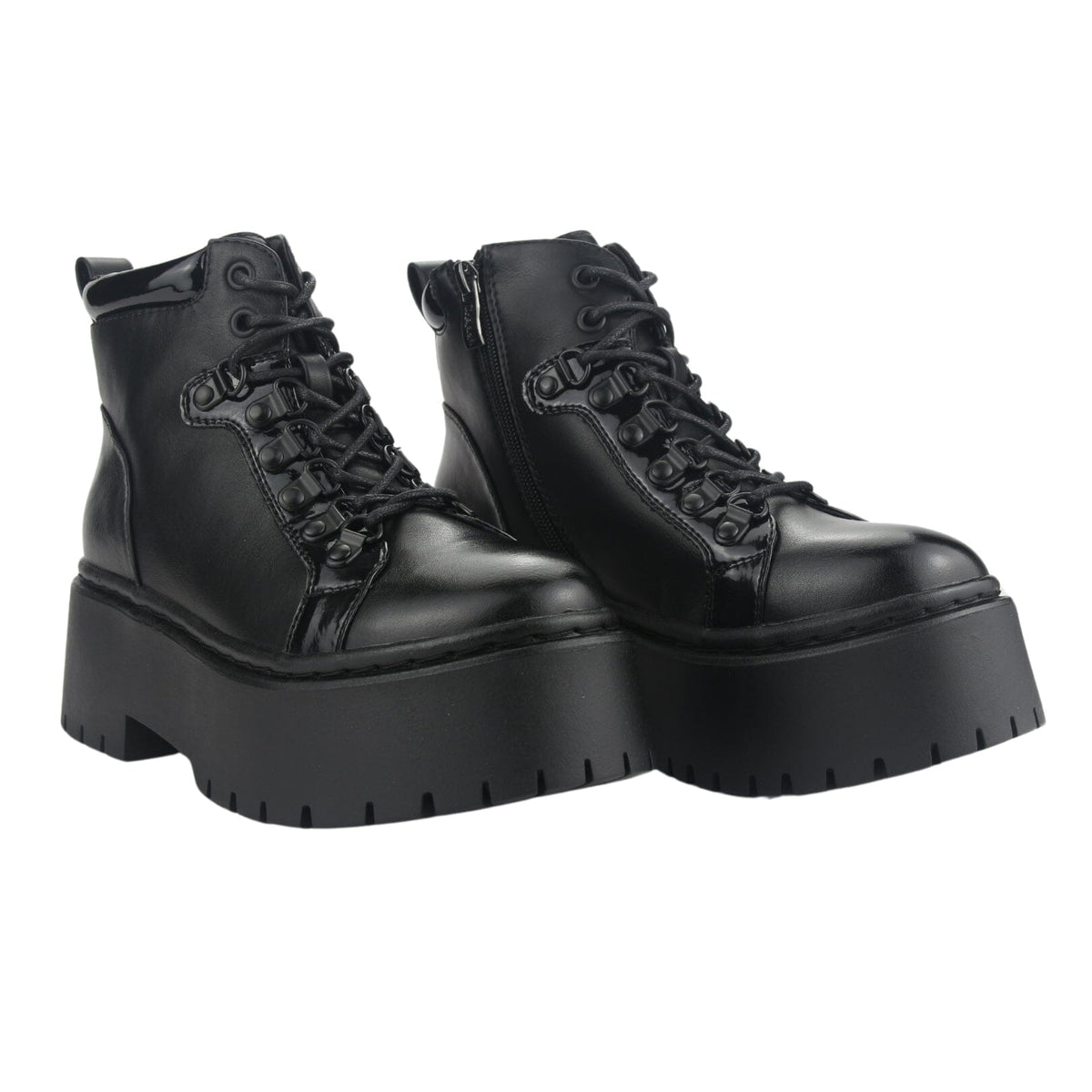 Botin Chalada Mujer Rust-21 Negro Plataforma Botines Plataforma Chalada 