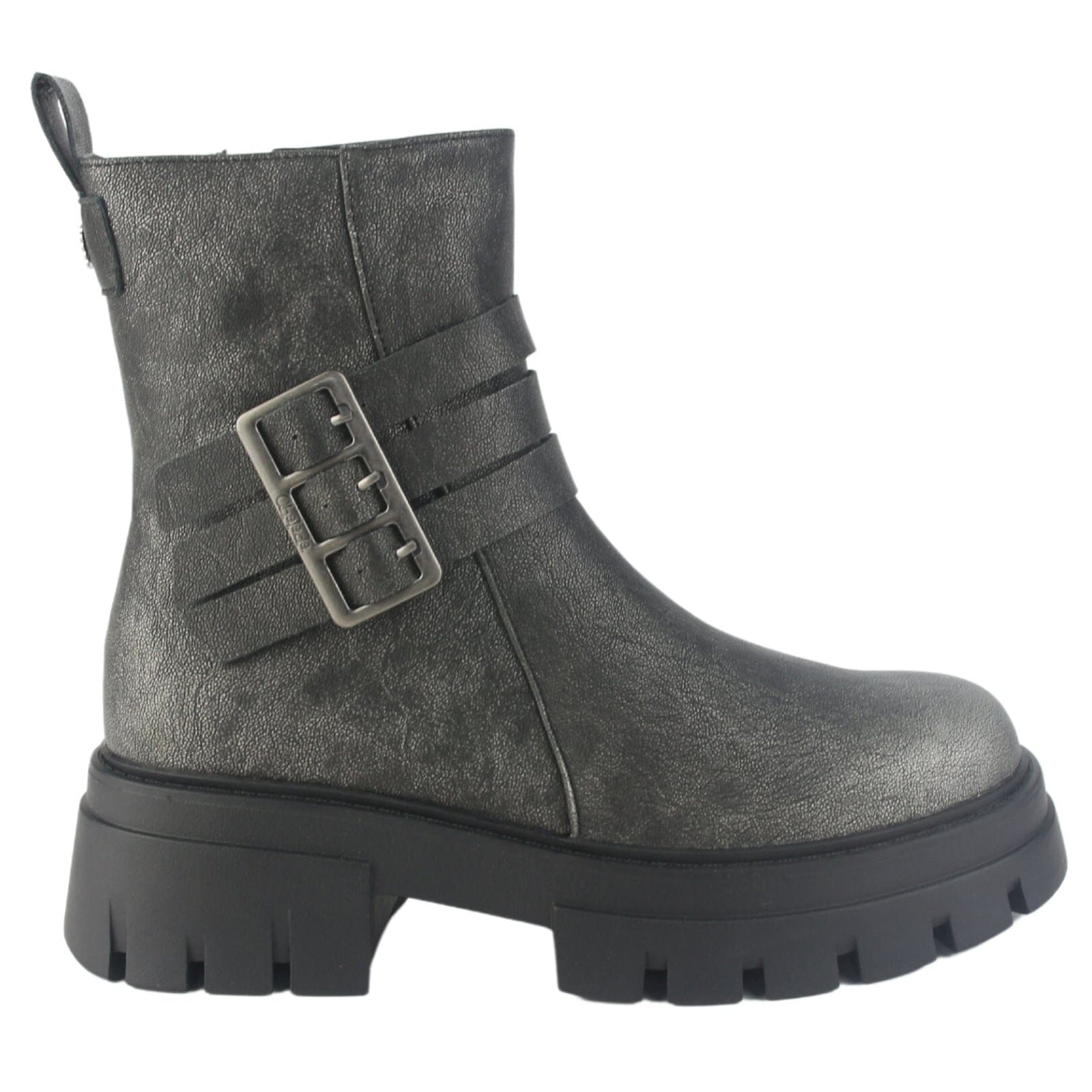 Botin Chalada Mujer Rustnew-1 Plateado Casual Botines Plataforma Chalada 
