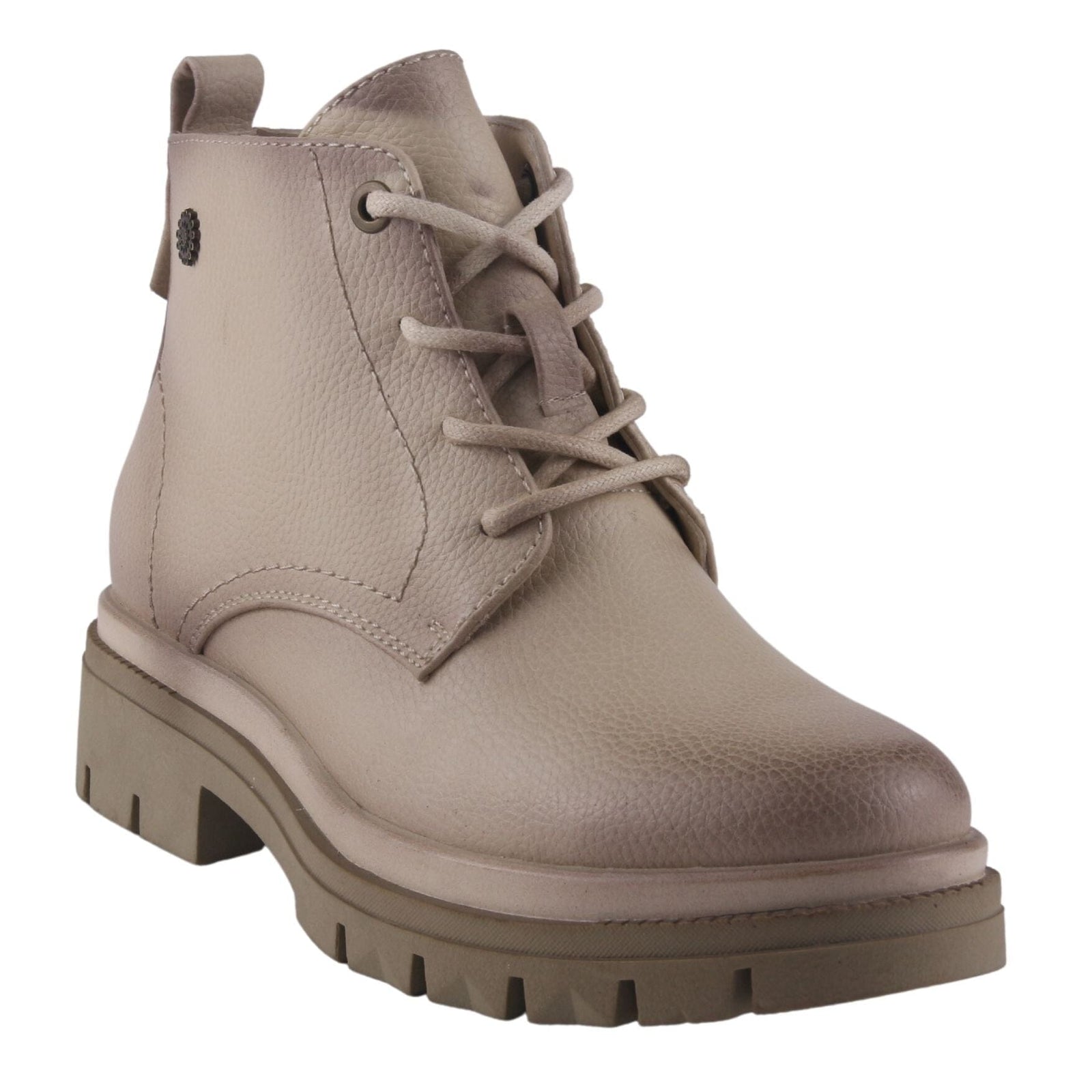 Botin Chalada Mujer Selina-2 Beige Casual Botines Taco Chalada 