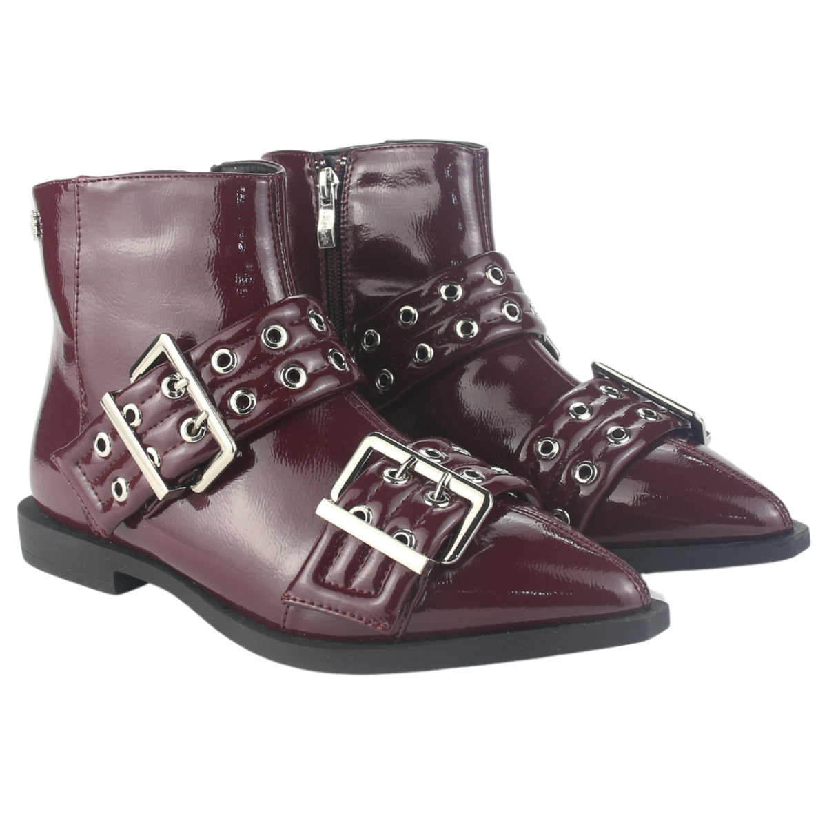 Botin Chalada Mujer Slik-11 Burdeo Casual