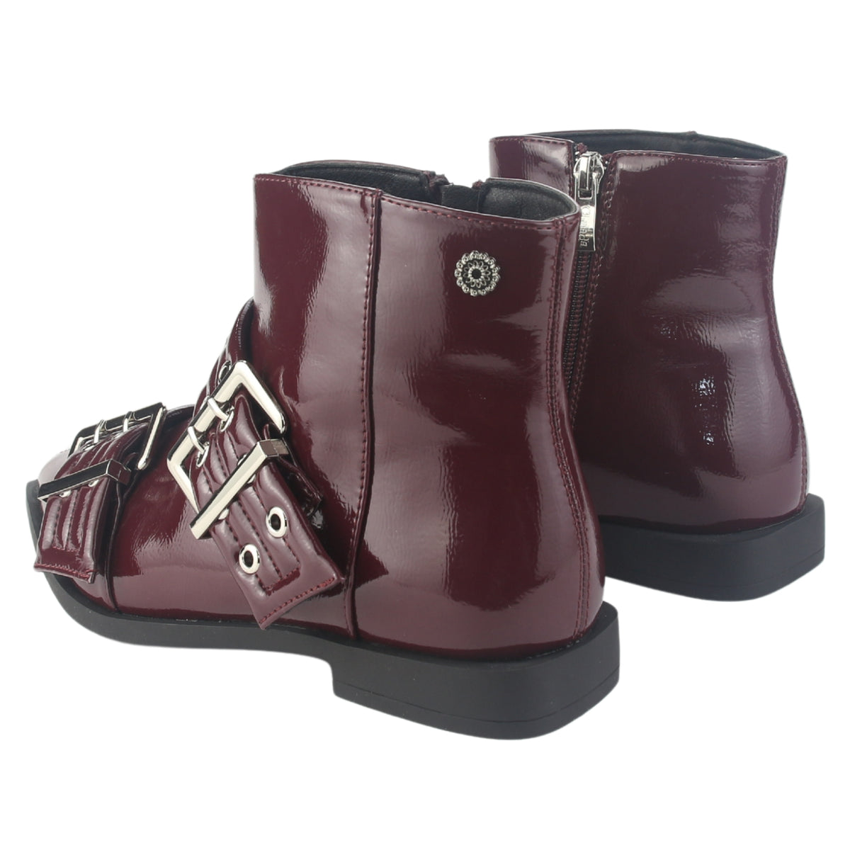 Botin Chalada Mujer Slik-11 Burdeo Casual