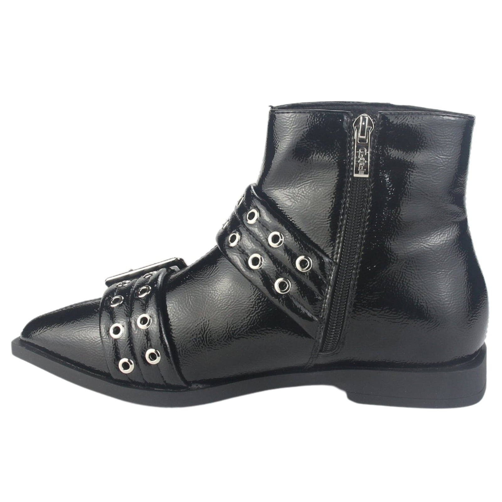 Botin Chalada Mujer Slik-11 Negro Casual Botines Taco Chalada 