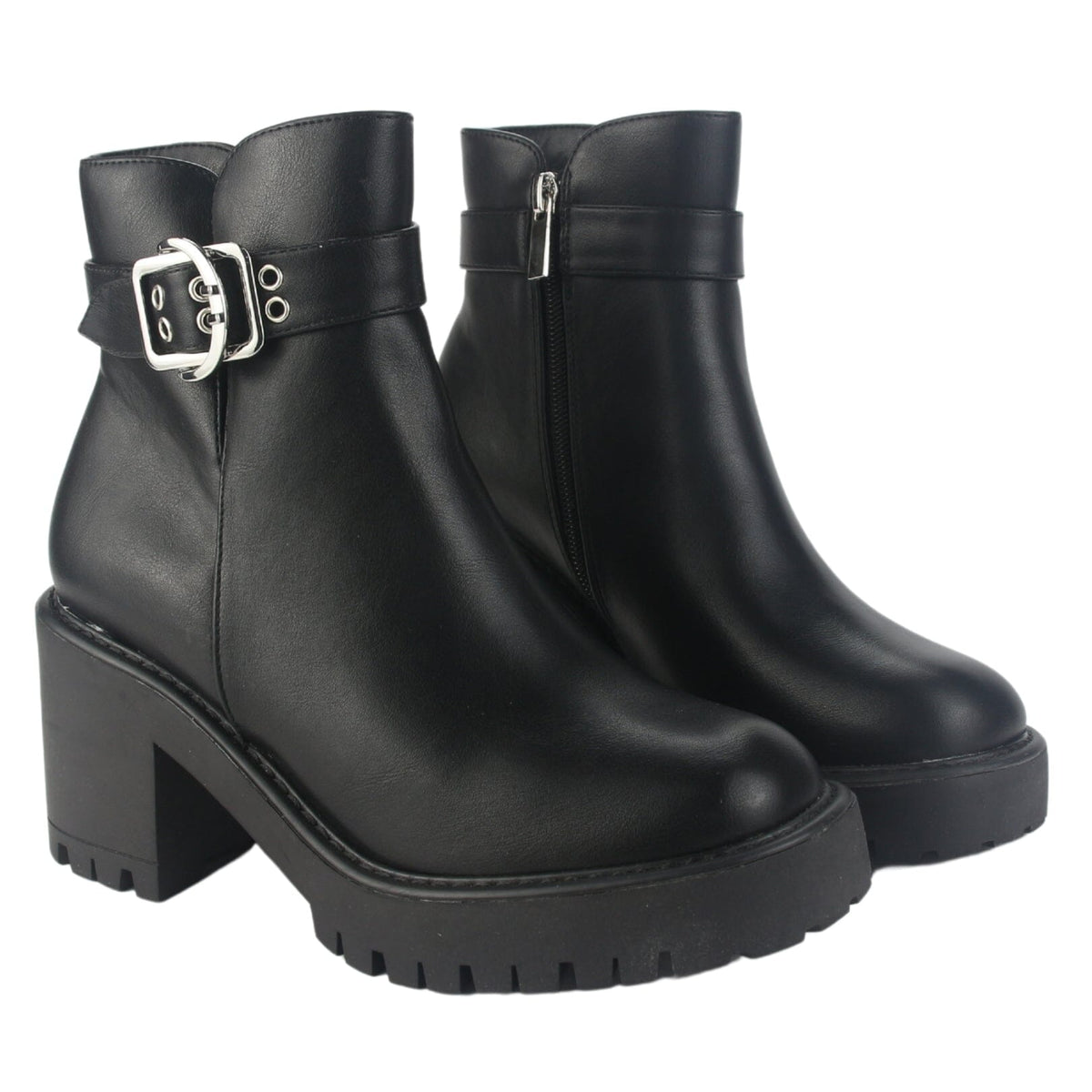 Botin Chalada Mujer Tere-2 Negro Casual Botines Taco Chalada 