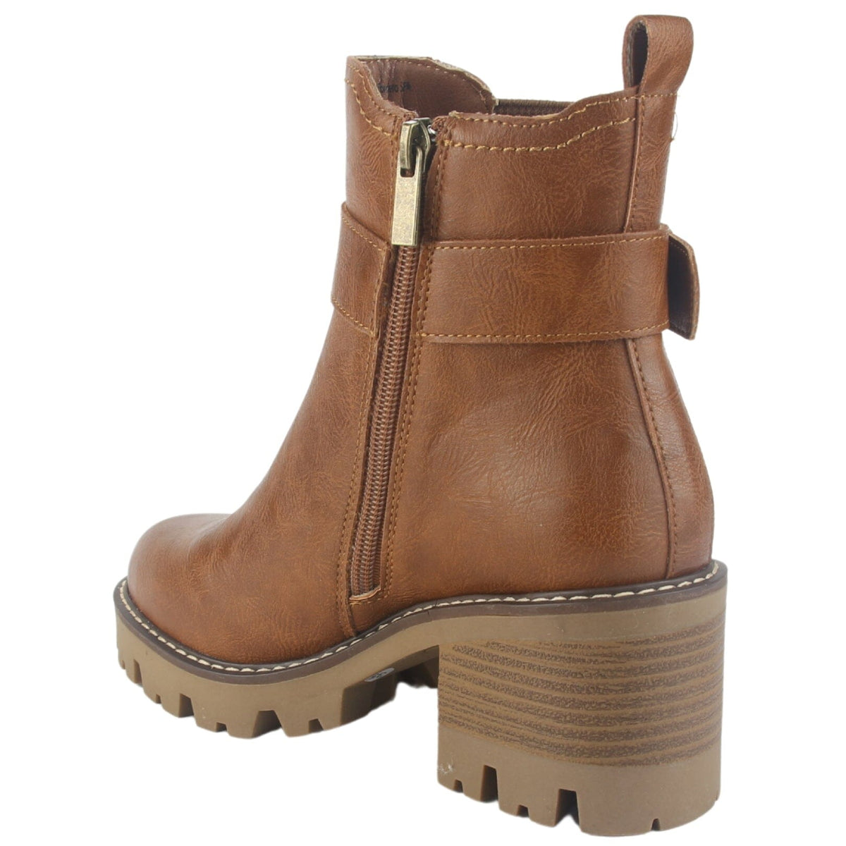 Botin Chalada Mujer Tere-4 Tostado Casual Botines Taco Chalada 