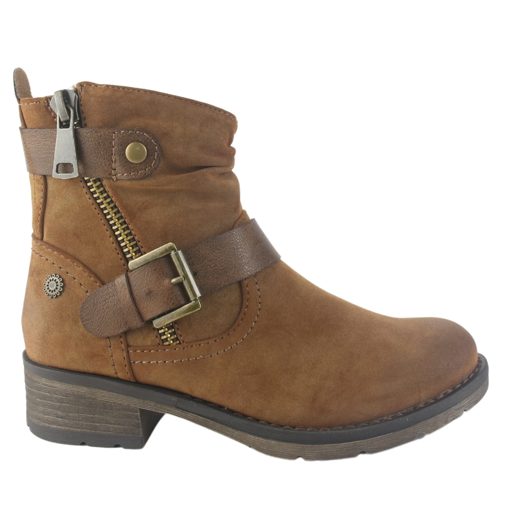 Botin Chalada Mujer Torri-11 Camel Casual Botines Chalada 