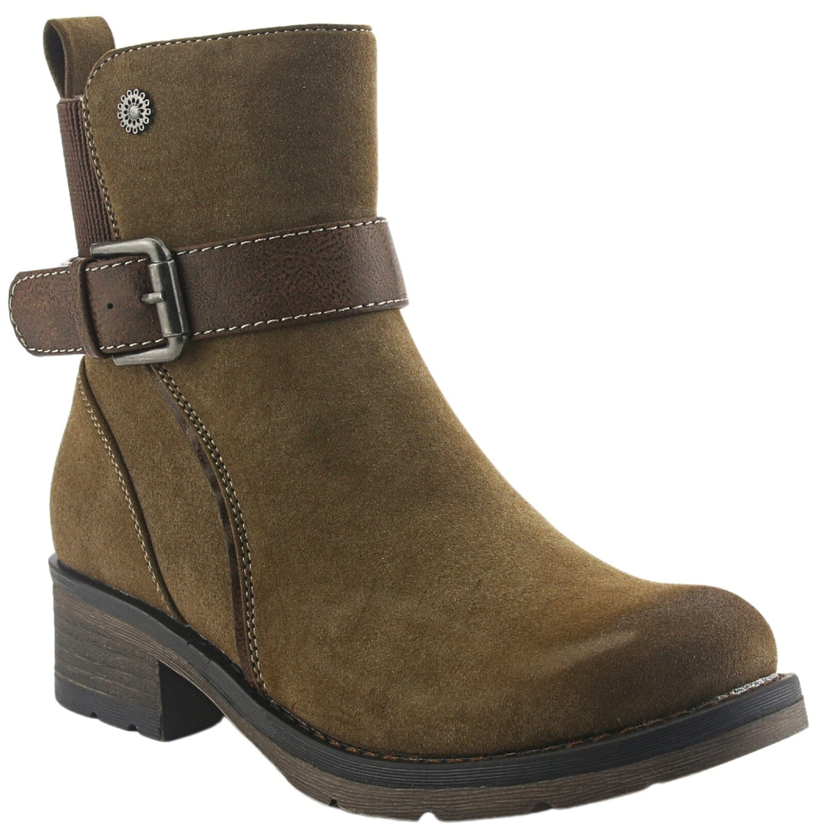 Botin Chalada Mujer Torri-250 Taupe Casual Botines Taco Chalada 