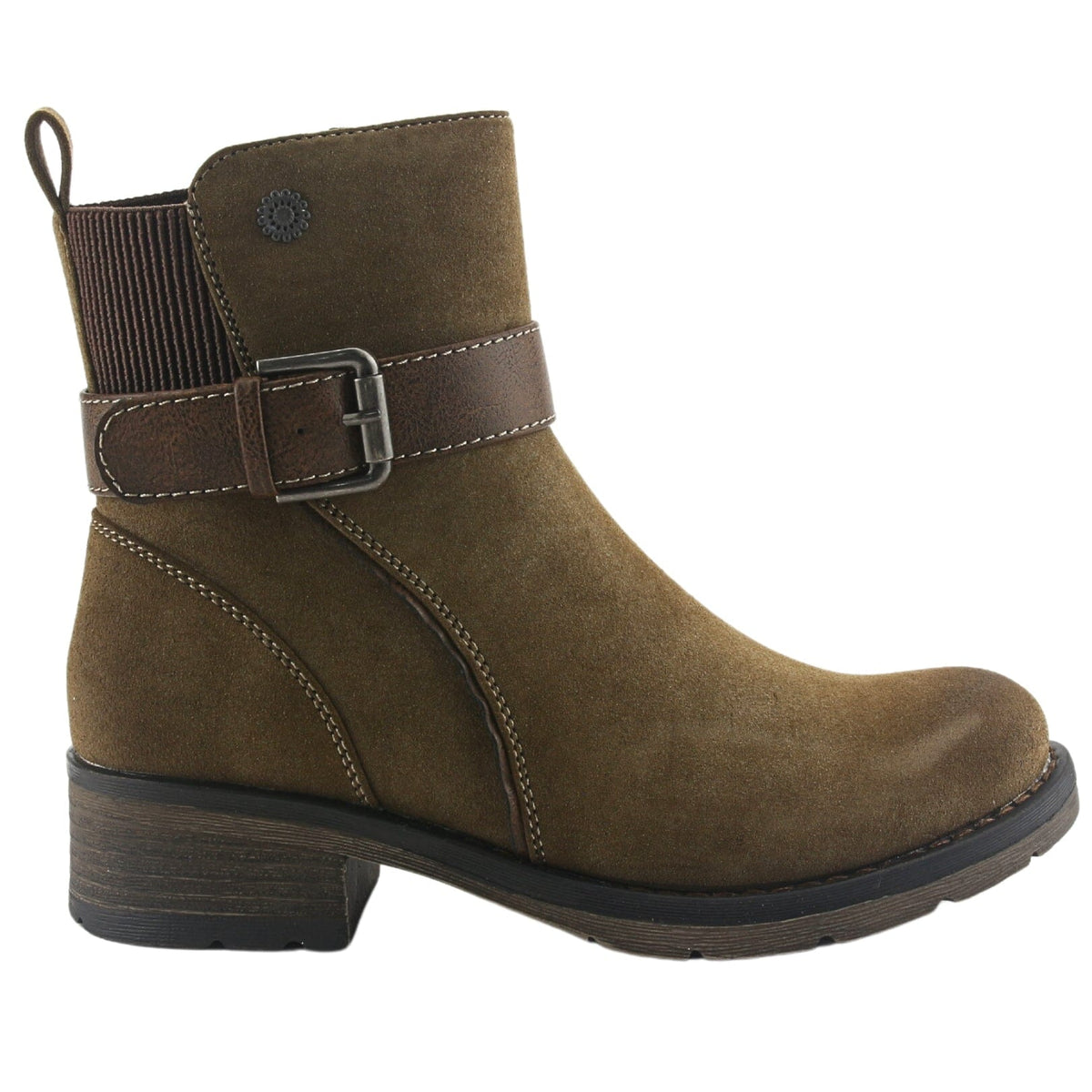Botin Chalada Mujer Torri-250 Taupe Casual Botines Taco Chalada 