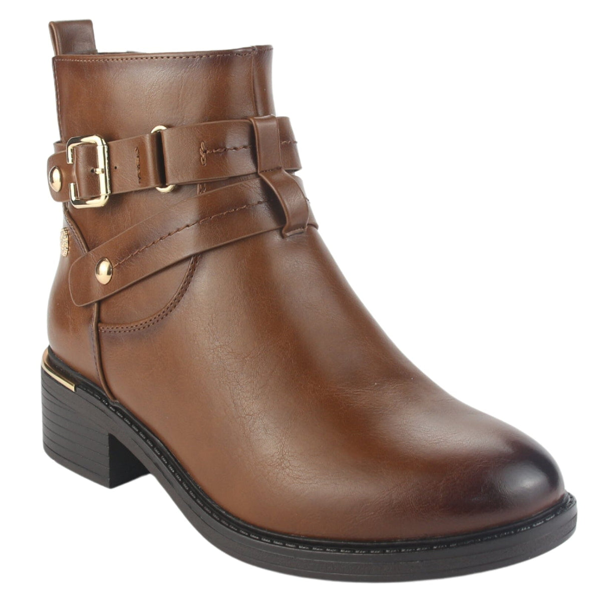 Botin Chalada Mujer Trafa-20 Café Casual Botines Taco Chalada 