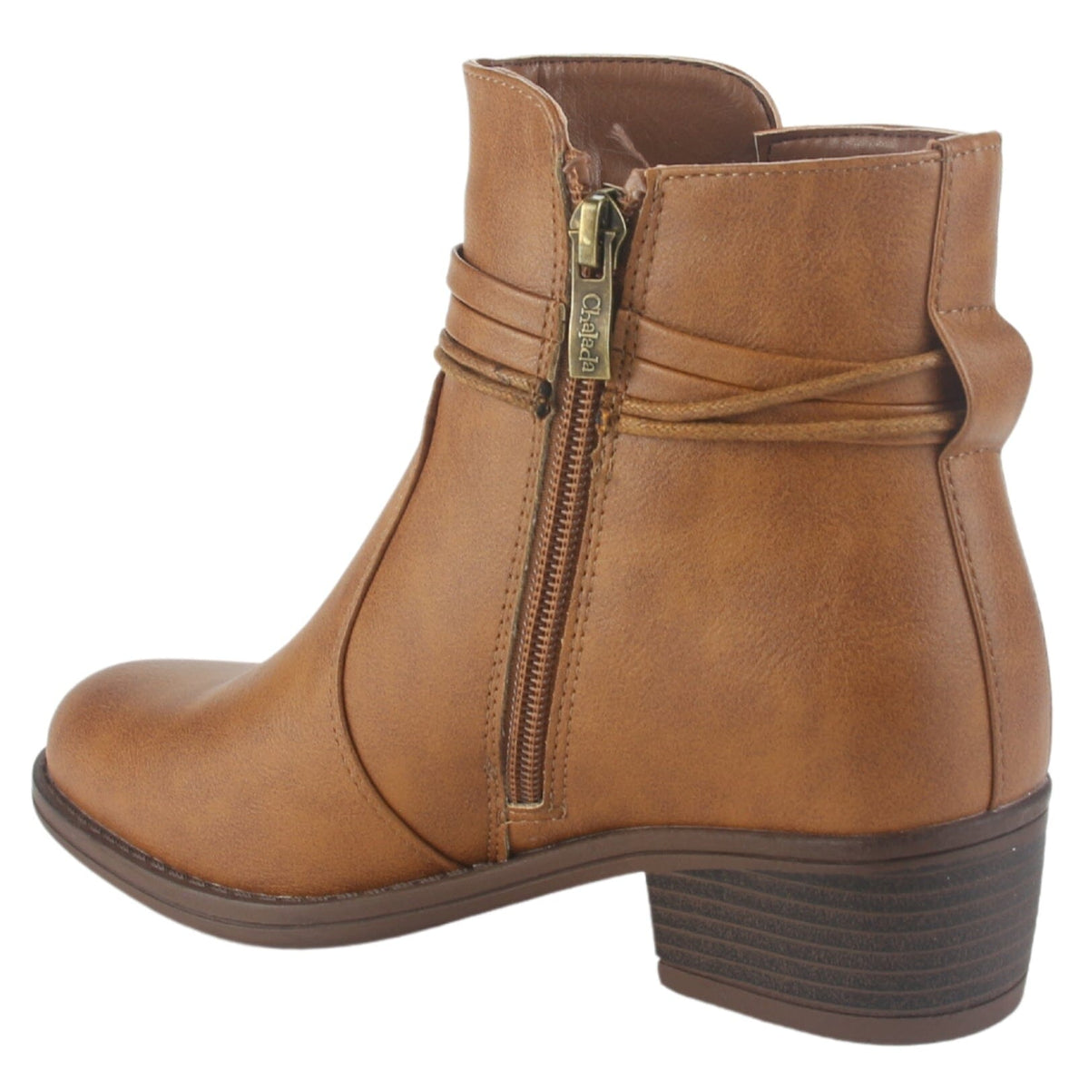 Botin Chalada Mujer Trosi-1 Café Casual Botines Taco Chalada 