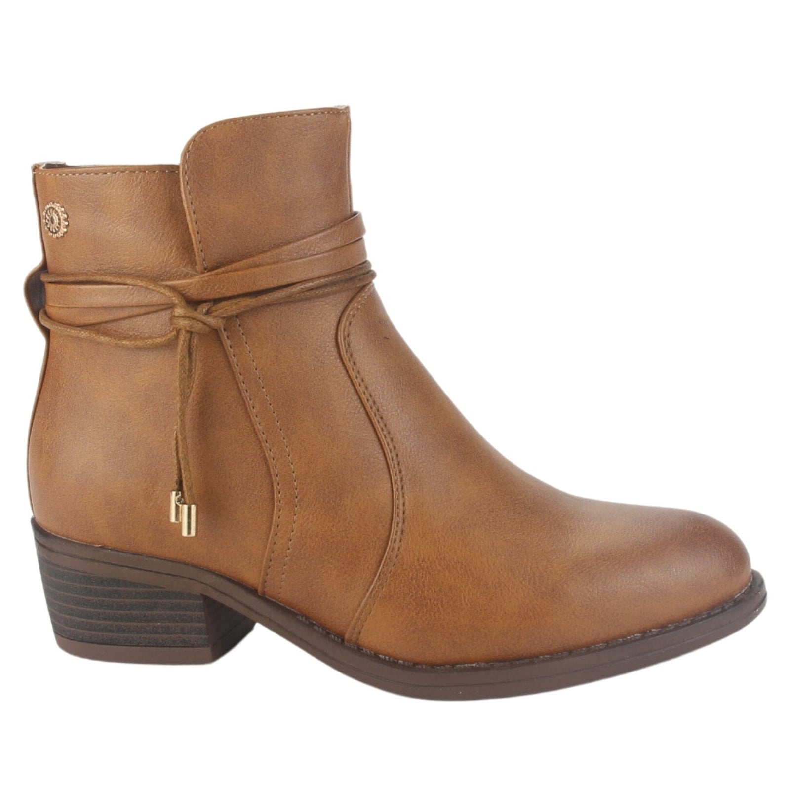 Botin Chalada Mujer Trosi-1 Café Casual Botines Taco Chalada 
