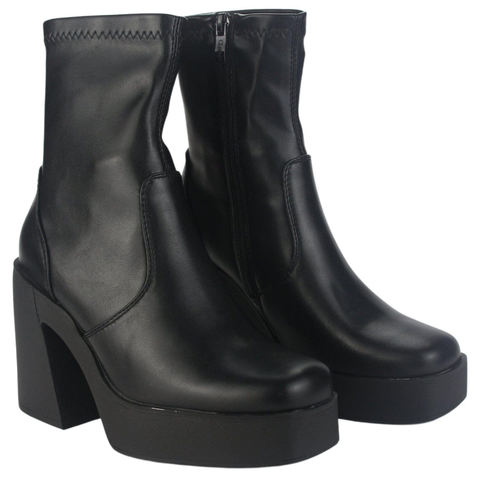 Botin Chalada Mujer Tumbes-15 Negro Casual Botines Taco Chalada 