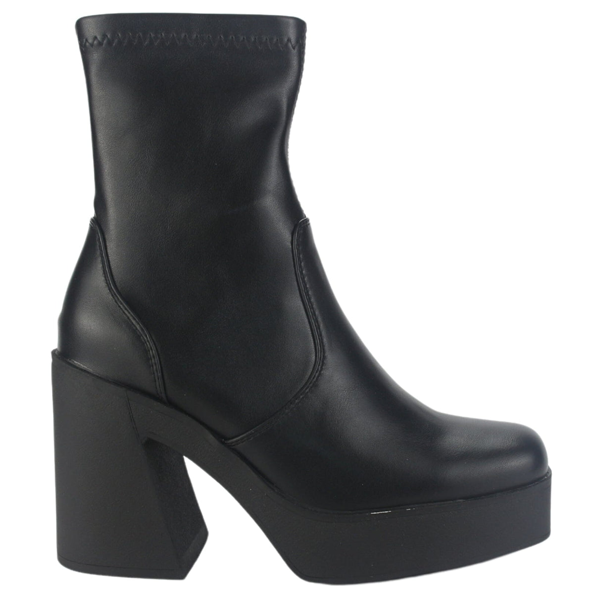 Botin Chalada Mujer Tumbes-15 Negro Casual Botines Taco Chalada 