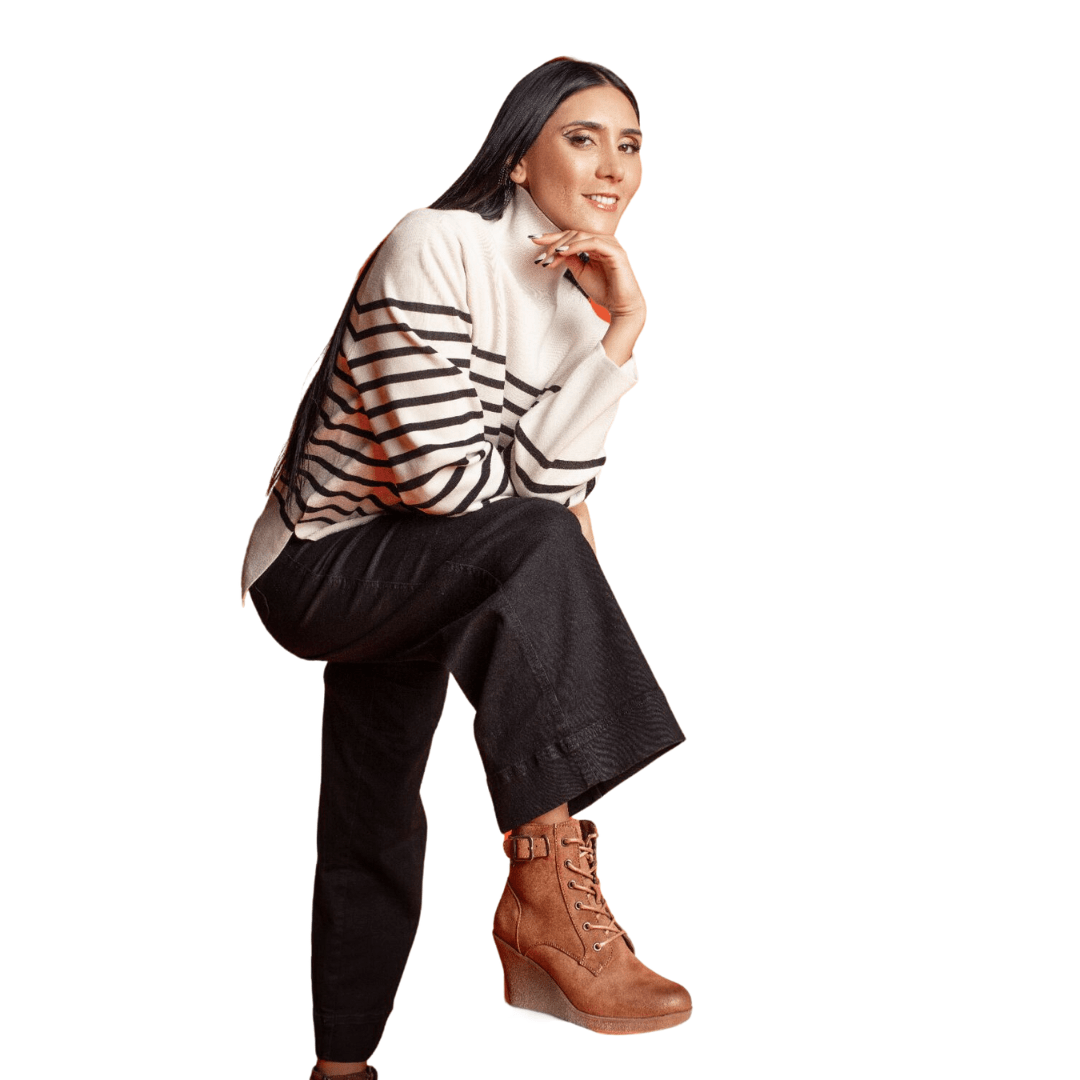 Botin Chalada Mujer Wedge-37 Camel Plataforma Botines Chalada 