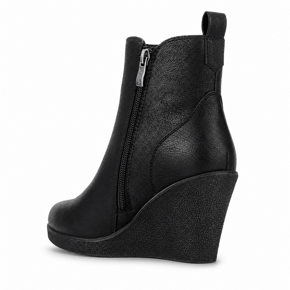 Botin Chalada Mujer Wedge-41 Negro Casual Botines Chalada 