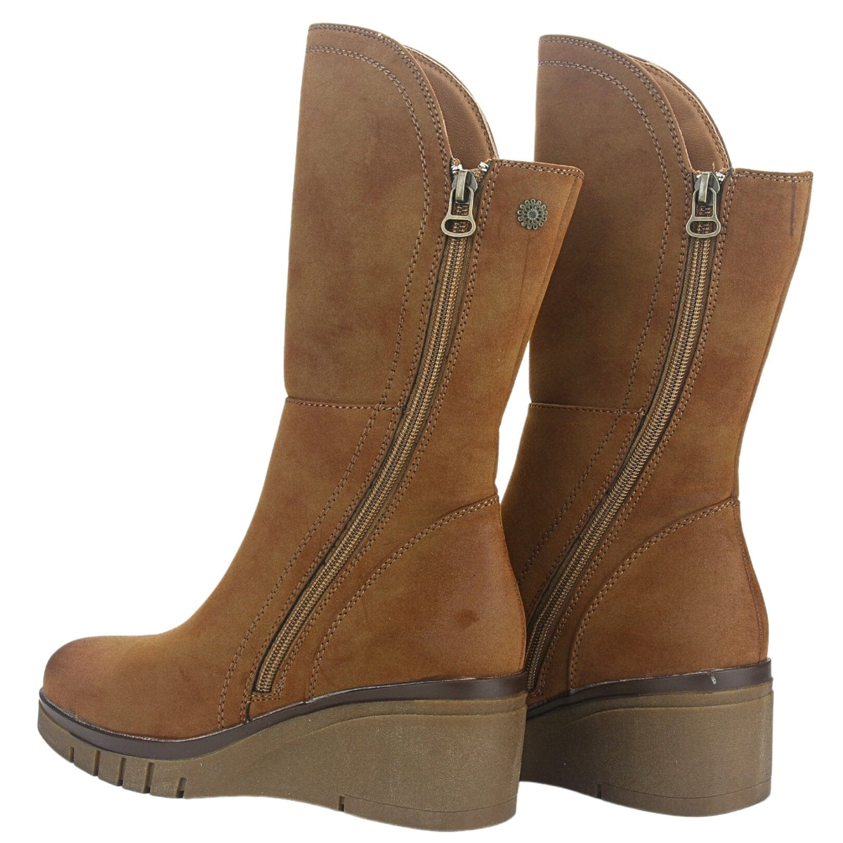 Botin Chalada Mujer Wedgenew-2 Café Casual Botines Taco Chalada 