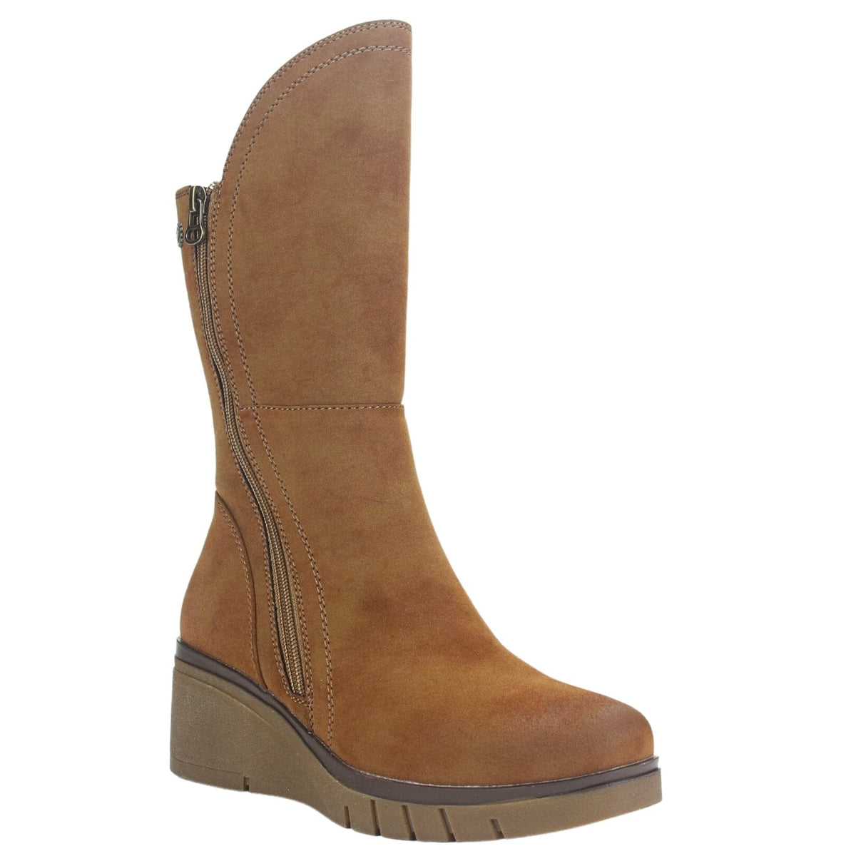 Botin Chalada Mujer Wedgenew-2 Café Casual Botines Taco Chalada 