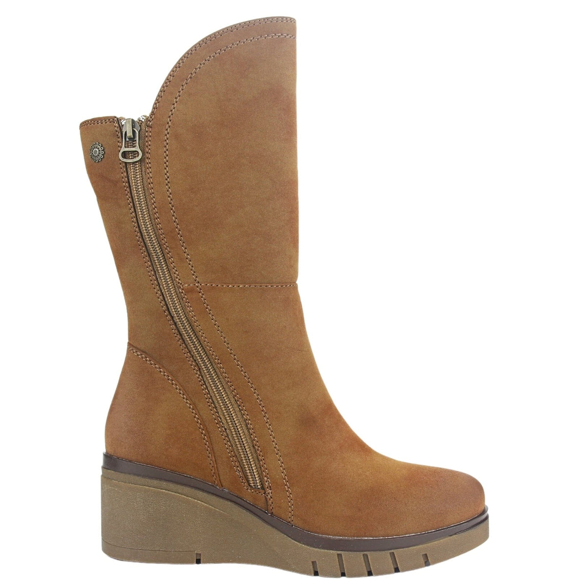 Botin Chalada Mujer Wedgenew-2 Café Casual Botines Taco Chalada 