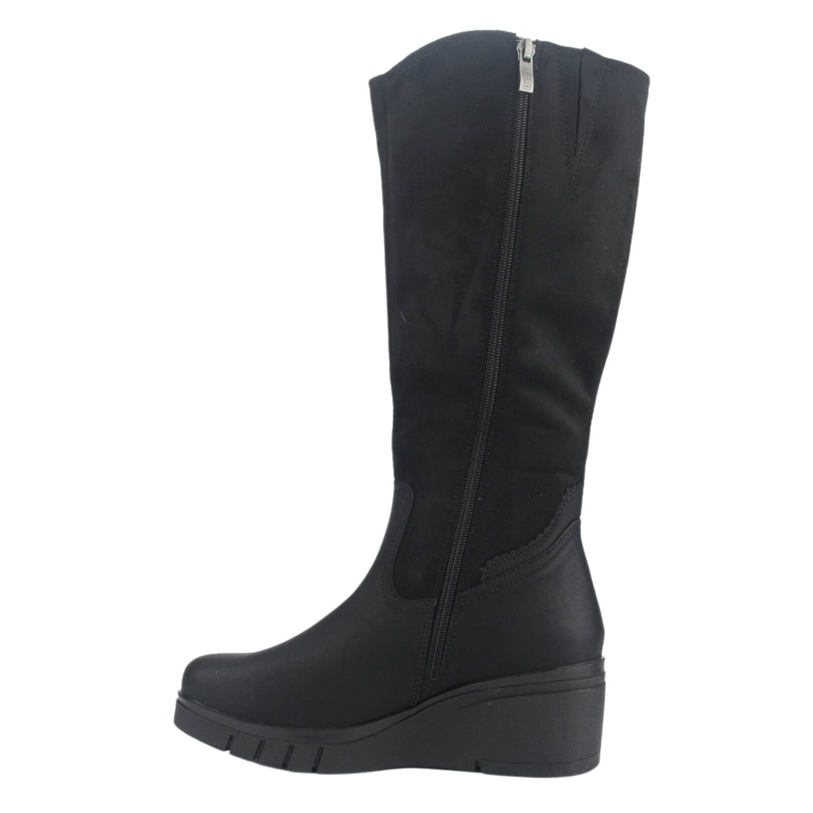 Botin Chalada Mujer Wedgenew-3 Negro Casual Botines Taco Chalada 