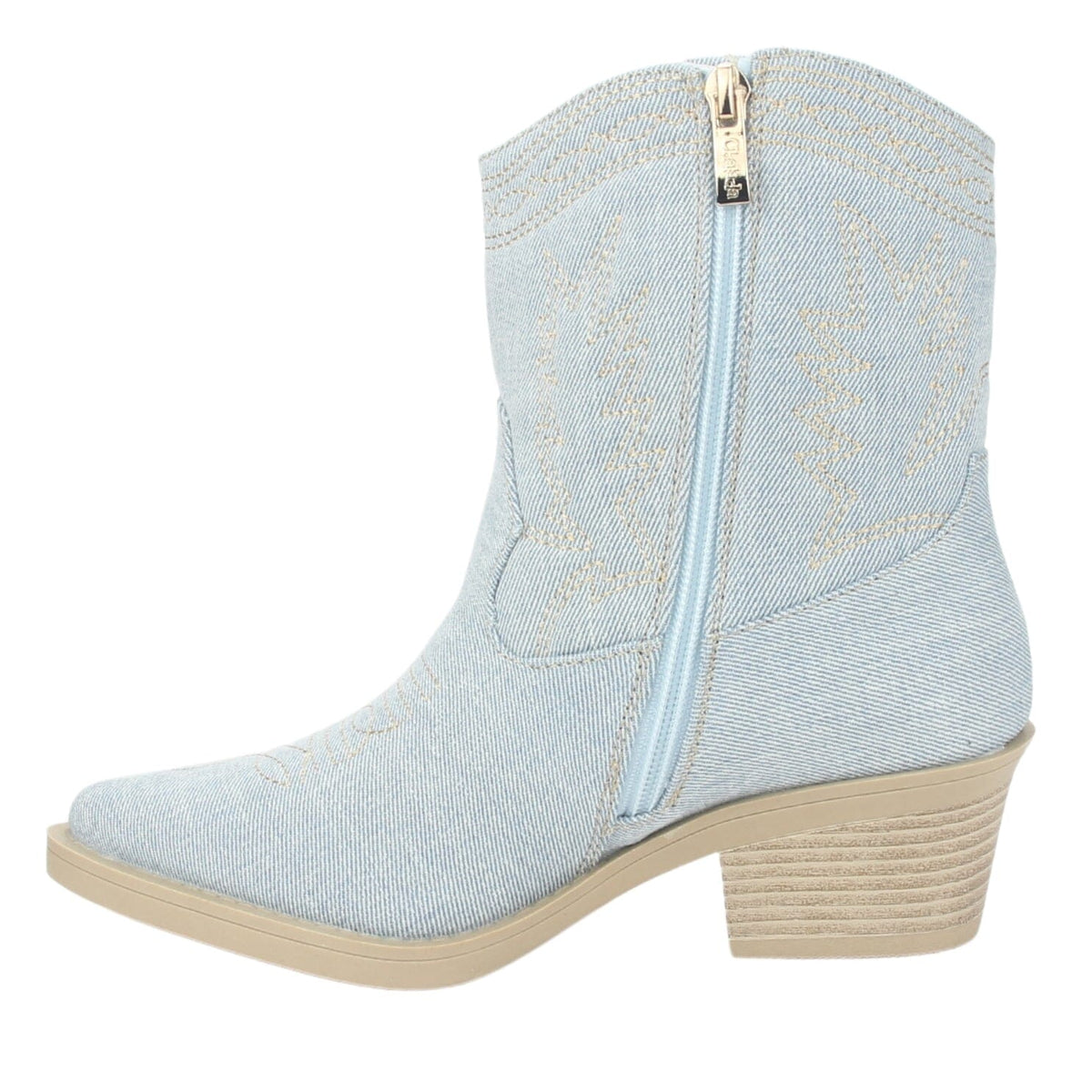 Botin Chalada Mujer Westtop-1 Azul Moda Botines Taco Chalada 