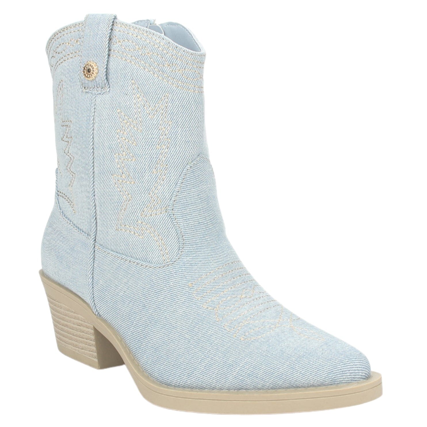 Botin Chalada Mujer Westtop-1 Azul Moda Botines Taco Chalada 