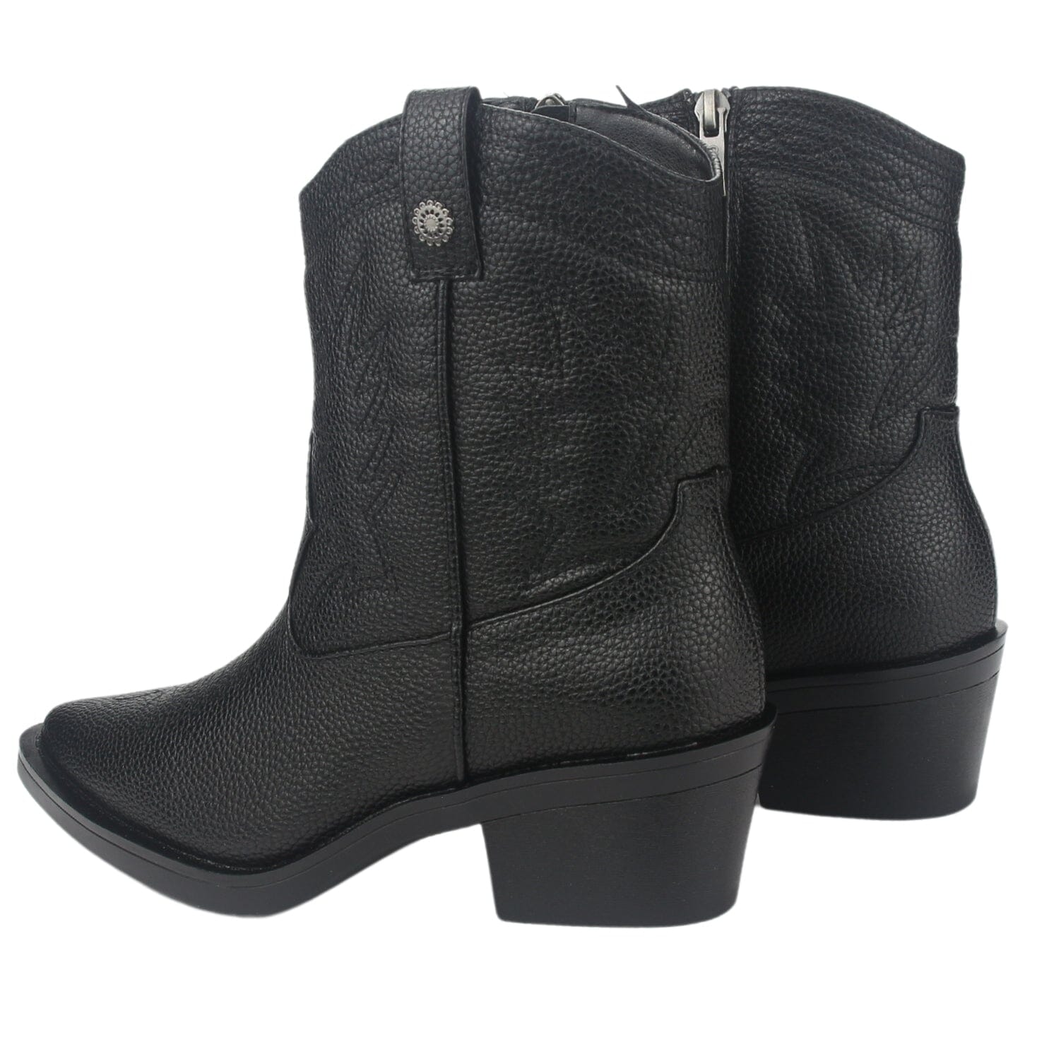 Botin Chalada Mujer Westtop-1 Negro Moda Botines Taco Chalada 
