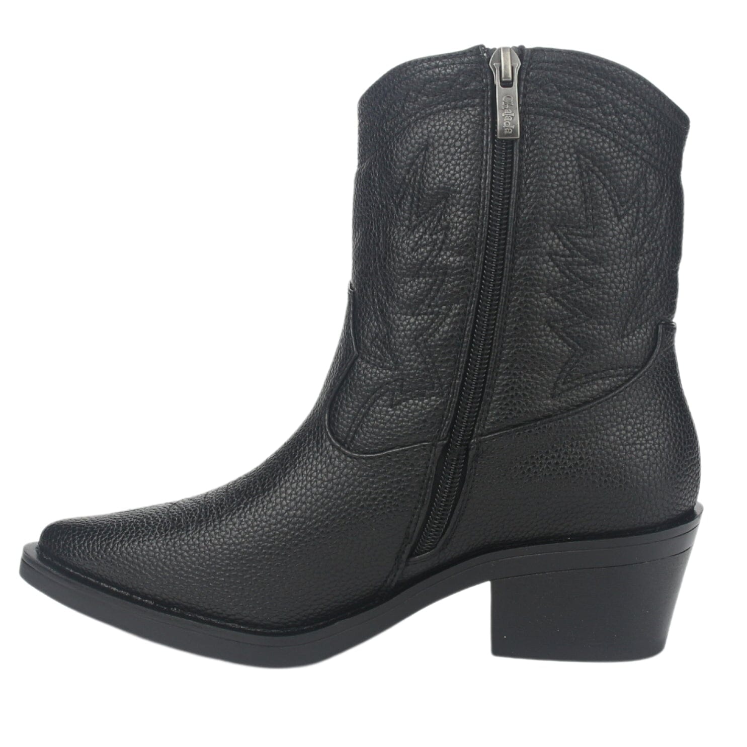 Botin Chalada Mujer Westtop-1 Negro Moda Botines Taco Chalada 