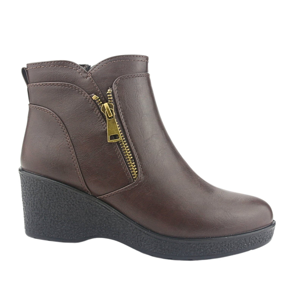 Botin Chalada Mujer Windy-2 Café Casual Botines Taco Chalada 
