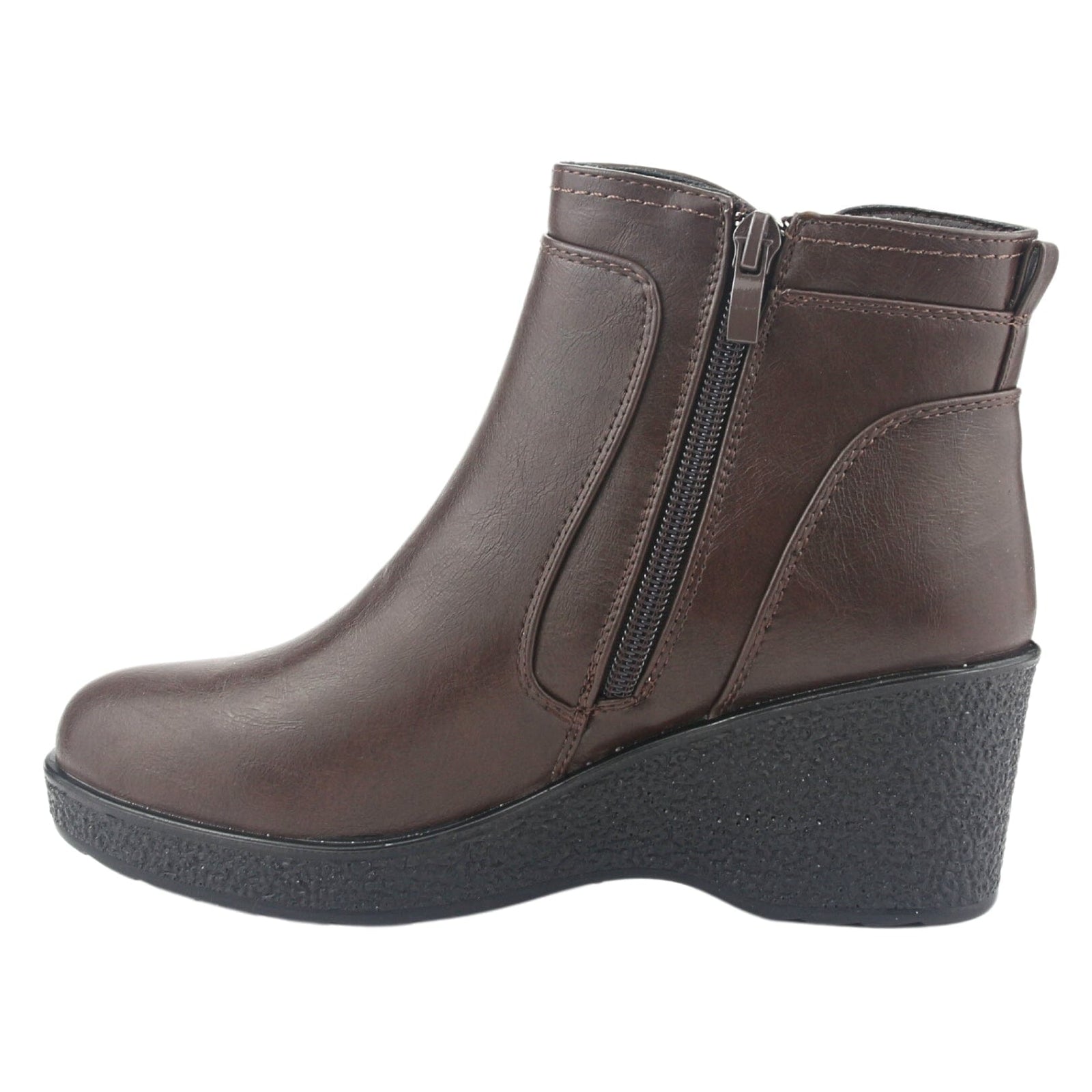 Botin Chalada Mujer Windy-2 Café Casual Botines Taco Chalada 
