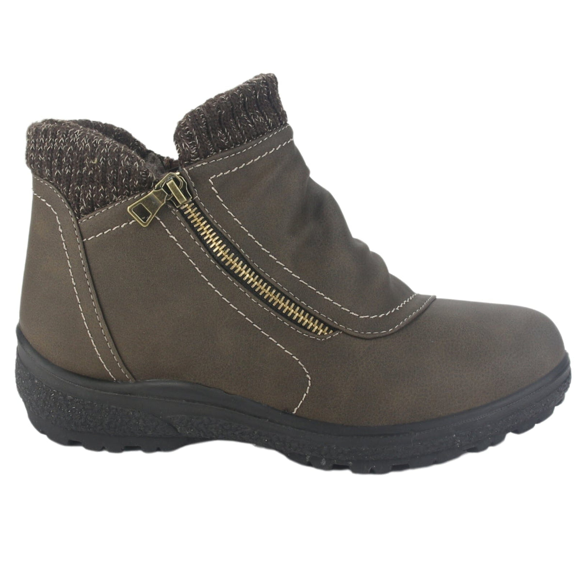 Botin Chalada Mujer Winter-1 Café Casual Botines Chalada 