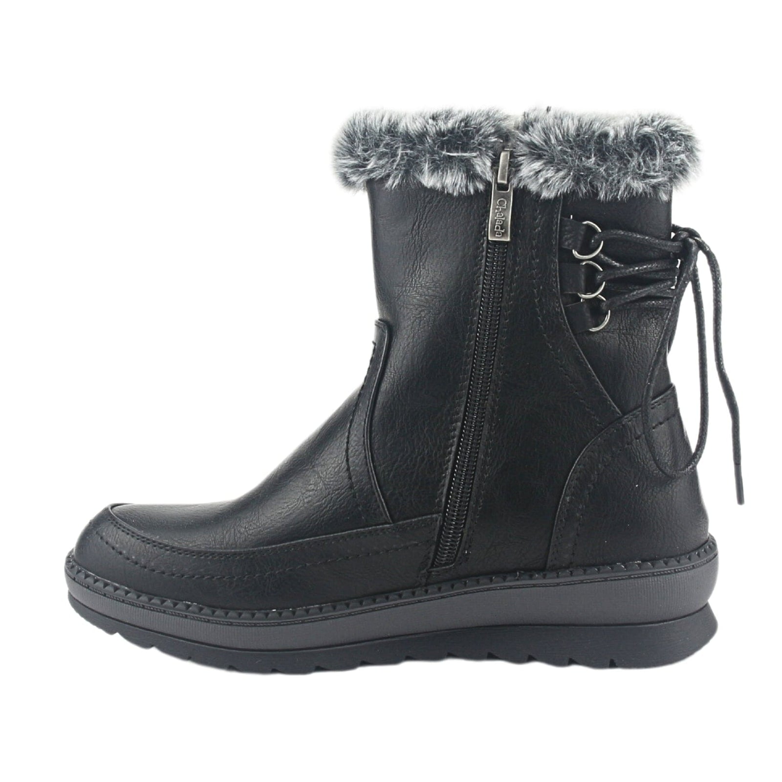 Botin Chalada Mujer Winter-12 Negro Casual Botines Taco Chalada 