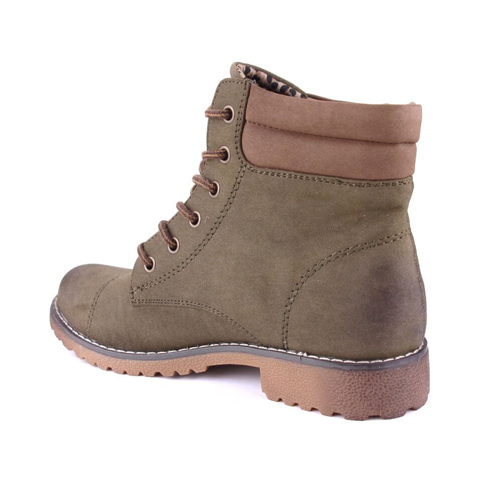 Botin Chalada Mujer Yaki-1 Oliva Casual Botines Chalada 