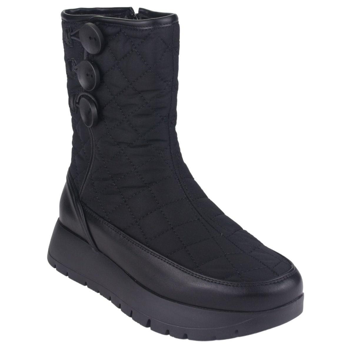 Botin Dorette Mujer Wonder-5 Negro Casual Botines Planos Dorette 