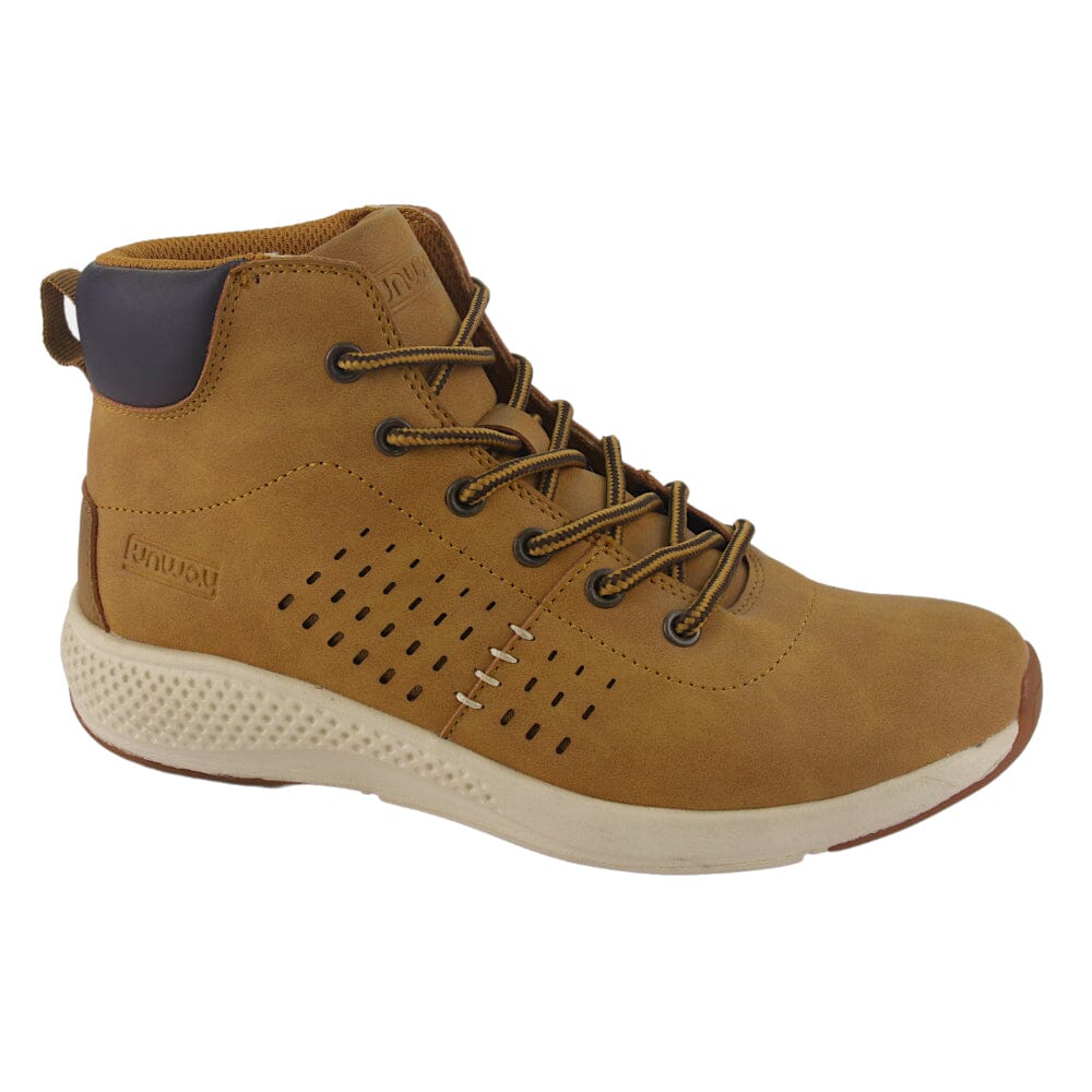 Botin Funway Mujer Iguana-1 Camel Casual Botines Funway 