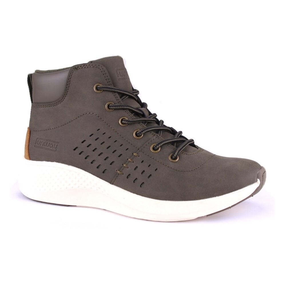 Botin Funway Mujer Iguana-1 Oliva Casual Botines Funway 