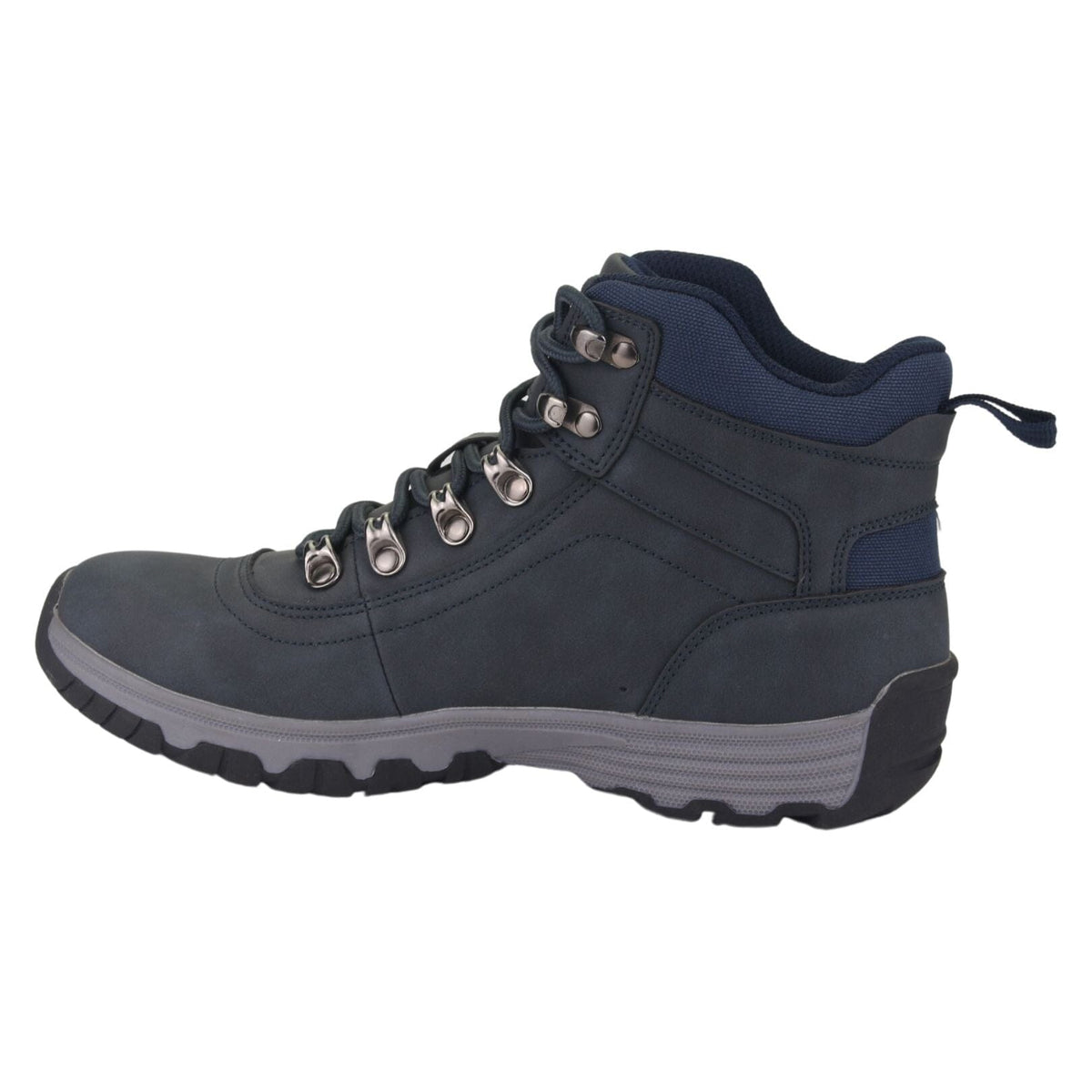 Botin Funway Mujer Opra-1 Azul Marino Casual Botas Taco Funway 