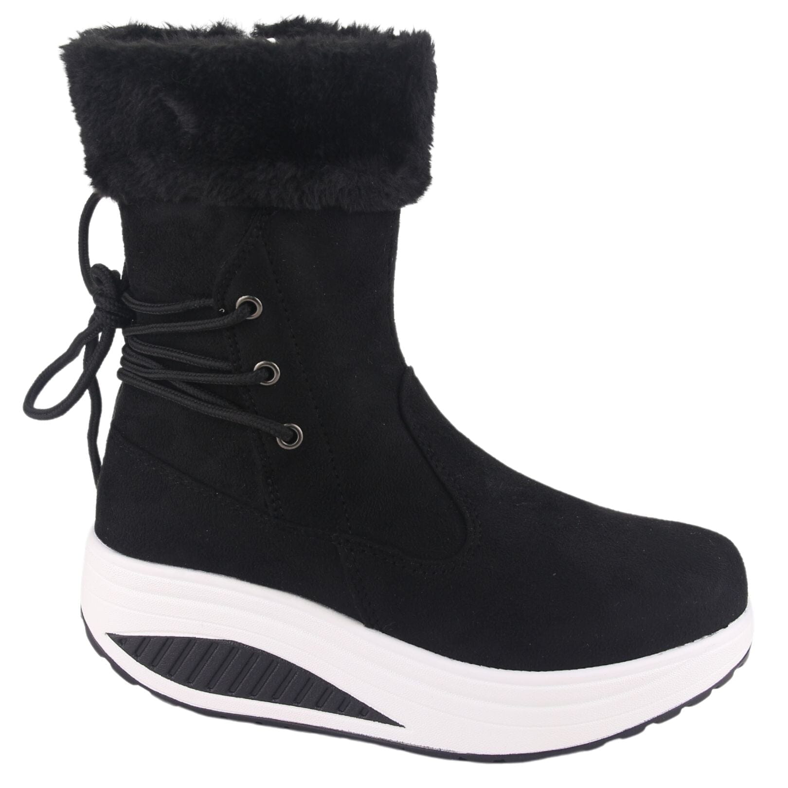 Botin Funway Mujer Tija-34 Negro Casual Botines Funway 