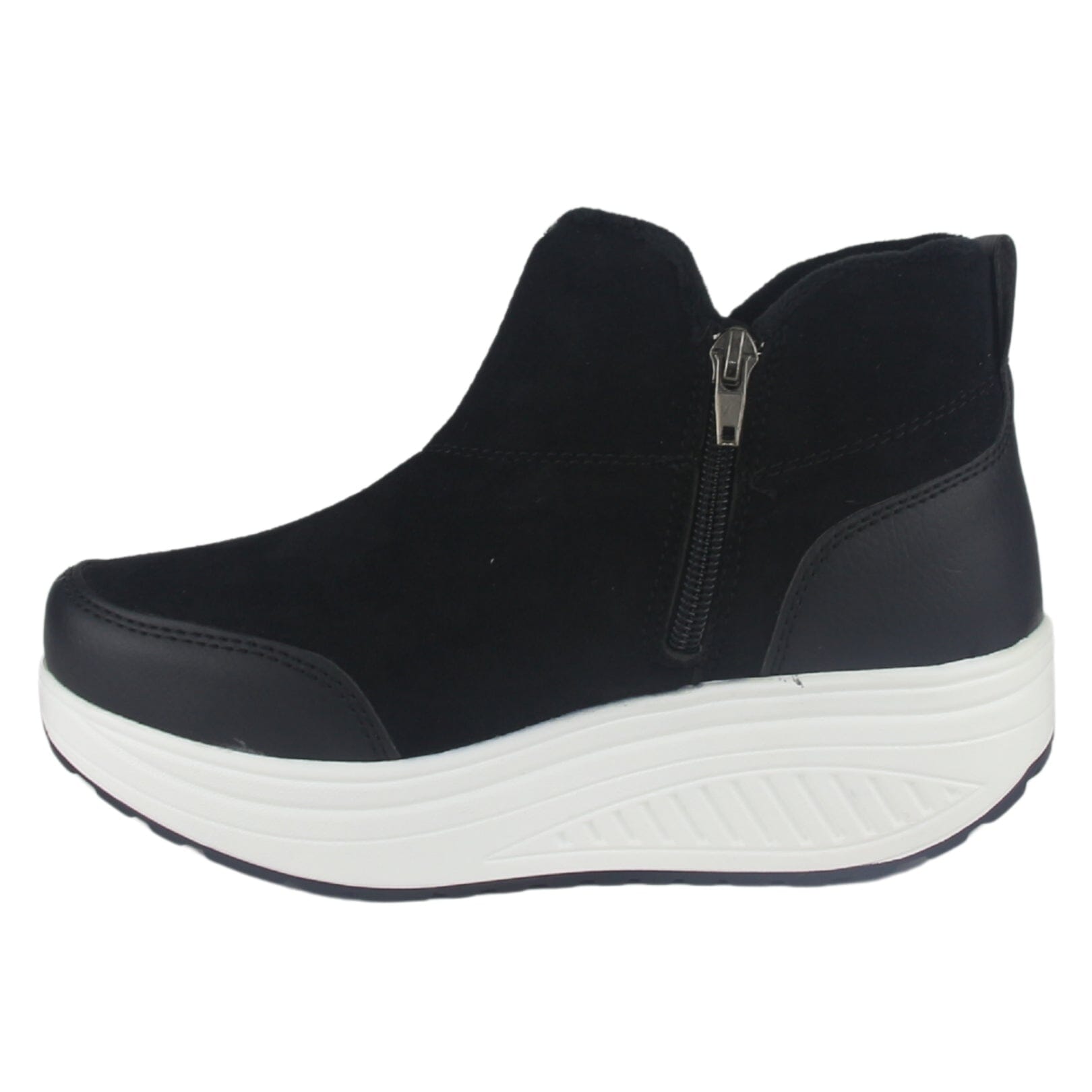 Botin Funway Mujer Tija-4 Negro Casual Botines Funway 